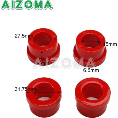 For Harley Trike 1984-2016 Touring FLH/FLT Motorcycles Handlebar Bushing Kit Polyurethane Handle Bars Riser Bushings