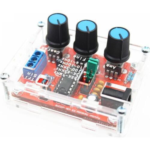 Signal Generator DIY Kit Sinusoidal Triangle Square Wave Output Function Signal Generator Adjustable Frequency Amplitude
