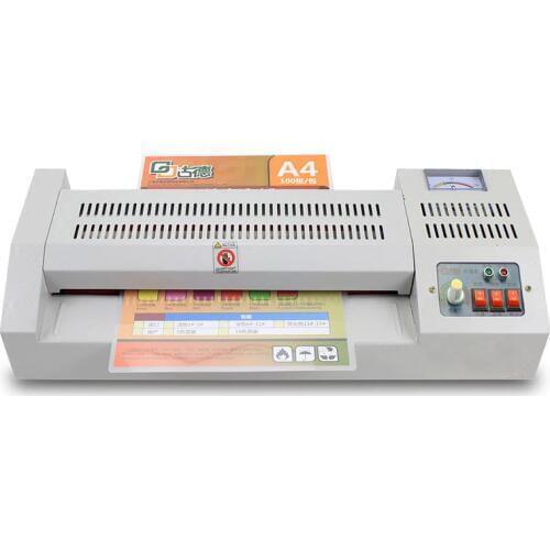 A3 A4 Laminator Temperature Adjustable Metal Shell Laminating Machine 4 Rollers Professional Pouch Laminator for Office/ Home
