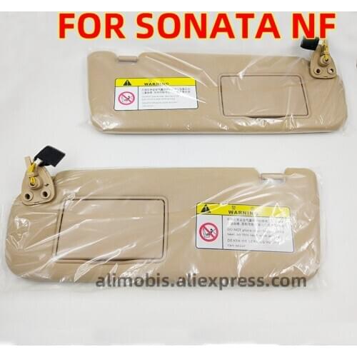 LH RH For HYUNDAI sonata NF NFC 05-09 Sun visor Sunshade assembly Sun visor Sunshade assembly