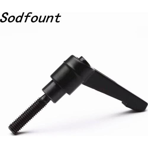 M5 M6 M8 M10 M12Male Threaded Bolt Clamping Lever Machinery Adjustable Handle Locking External Knob Metalworking L Type