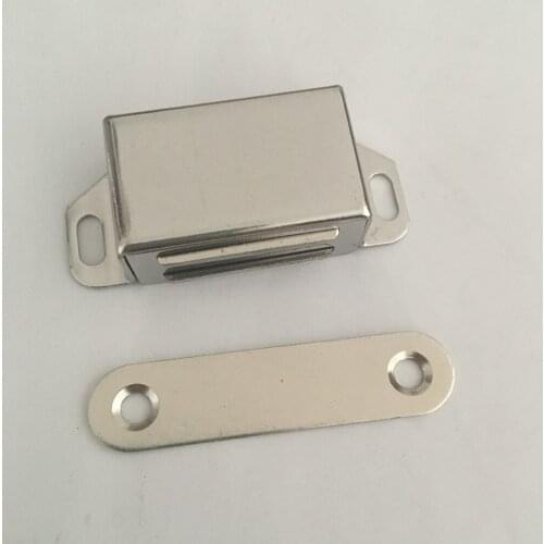 1PC Suction Force 10kg Cabinet Catch Stainless Steel Magnetic Door Stop Closer Kitchen Damper Buffer