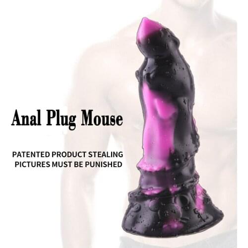 Mouse Anal Plug Silicone Dildo Big Butt Plug Anal Dilator Vaginal Stimulator Buttplug Sex Toys For Women Men Adults Toy