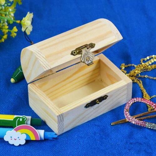 New Arrive Storage Boxes Heart Shape Wood Box Jewelry Box Wedding Gift Home Storage Bin Earrings Ring box F20173291