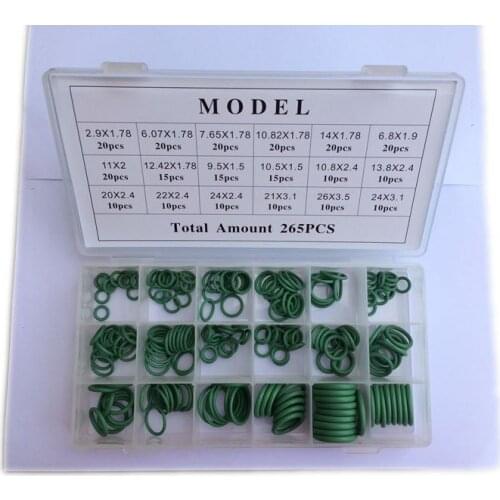 New 265Pcs/Set 18king O-ring Kit NOK automobile air conditioner Aprons