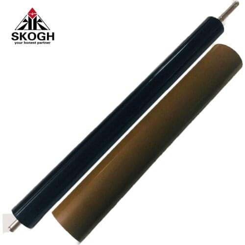 A Set Bizhub C224e Lower Pressure Roller + Fuser Film Sleeve For Konica Minolta C224 C284 C364 C224e C364e Original Quality