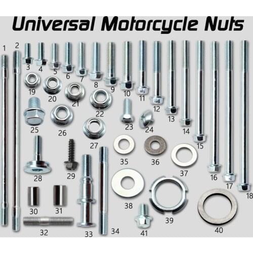 1 pcs Standard Set Nut Manufacturers Selling Scooter Motorcycle Engine GY6 50 80 125 150 200