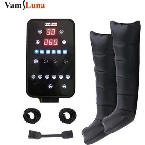 VamsLuna Air Compression Boots With 6 Chambers Paralysis Equipment Sports Relax Recovery Therapy Leg Massage