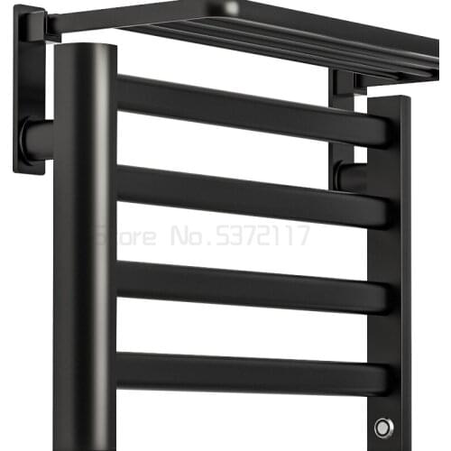 Towel rack household toilet drying rack intelligent carbon fiber towel disinfection heating bath towel rack