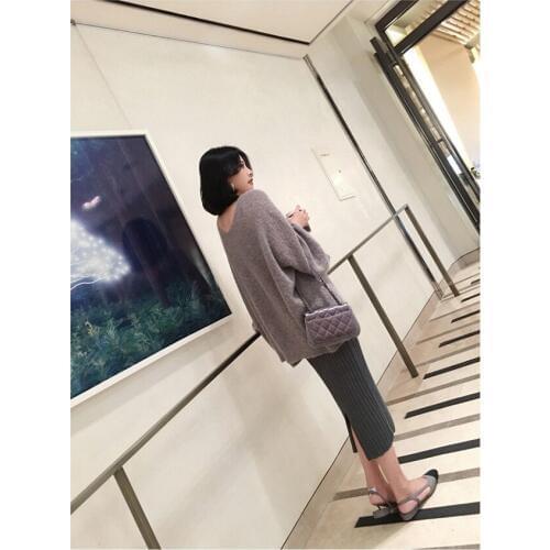 Kintted Cardigans New Summer Autumn Loose Elegant Sweater Women Batwing Sleeve Trench Coat Female Outwear LX1871