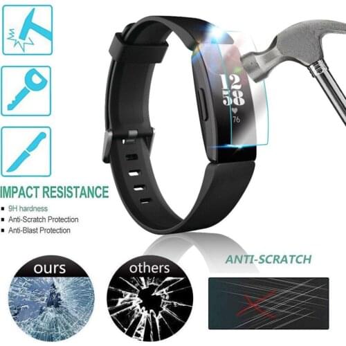 3/5PCS Explosion-proof TPU Screen Protector Film ForFitbit Inspire HR Watch Smart watch Protective anti-scratch accessories