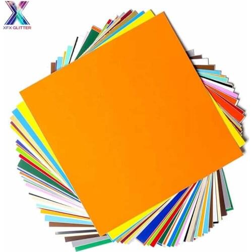XFX HTV Heat Transfer Vinyl 25X30.5cm PU Iron on Vinyl for T-Shirt HTV Vinyl for Cricut T-shirt Iron on HTV Heat Stickers Cricut