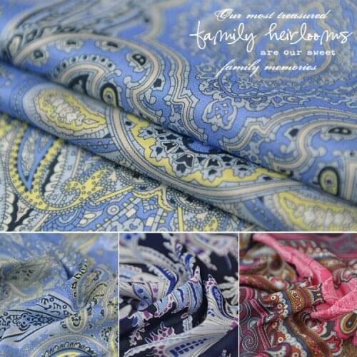 1 Meter Island Blue Purple Red Crepe Silk Fabric Feel Grape Texture