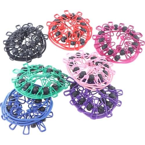 1 PC Portable Clothesline Windproof Clothes Rope Drying Rack Cloth Hanging Line