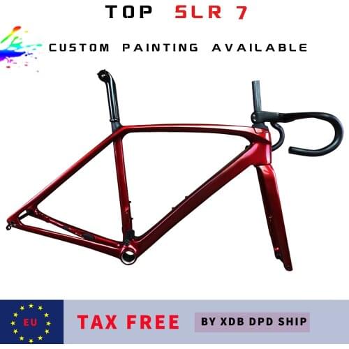 2022 AEROLight SLR 7 T1000 UD New Carbon Road Bike Frame Disc Brake Disk Bicycle Frameset Handlebar EU Countries Ship By DPD XDB