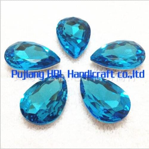 20x30mm 18x25mm 13x18mm 10x14mm Sew On Rhinestone Flatback Droplet Sewing Glass Crystals For Dress Making