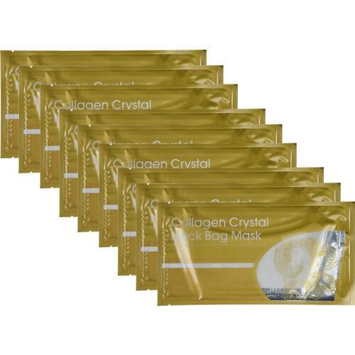 5pcs Women whitening Anti-Aging Neck Mask beauty health whey protein Moisturzing personal skin care to a peeling free shipping