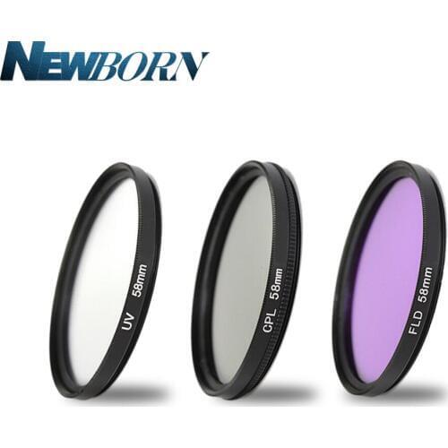 55mm UV Filter UV CPL FLD Lens Filter Kit for Nikon D5600 D5500 D5300 D5200 D5100 D3200 D3400 D3300 With AF-P DX 18-55mm Lens