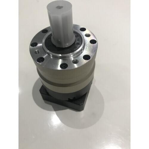 60 round flange helical gear planetary reducer gearbox 7 arcmin 3:1 to 10:1 for 57 NEMA23 stepping motor input shaft 8mm