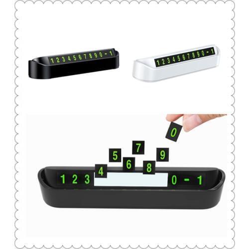 Car parts temporary stop sign phone number box for Nissan Teana X-Trail Qashqai Livina Sylphy Tiida Sunny March Murano