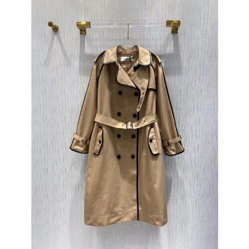 Fyion Women's Double Breasted Trench Coats