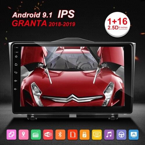 HOT For Russia Lada Granta18-19 Special 9-Inch Android 9.1 Navigation Machine Car Radio Multimedia Video Player Navigation GPS