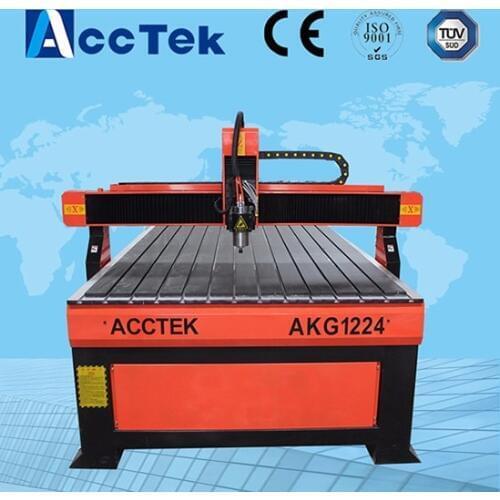 Mach3 USB mdf cutting cnc, lathe woodworking machining 1224, faucet manufacturing machinery for sale
