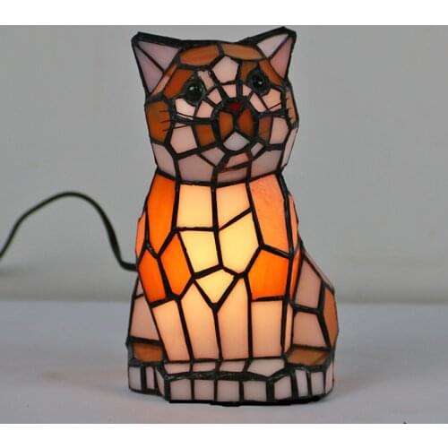Cute Creative Night Light Animal Pattern Desk Decoration Lamp Personality Bedroom Study Bedside Table Lampshade Cute Desk Lights