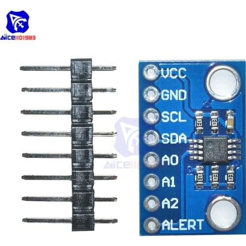 Diymore MCP9808 High Accuracy Temperature Sensor Module I2C IIC Breakout Board Expansion Board for Arduino