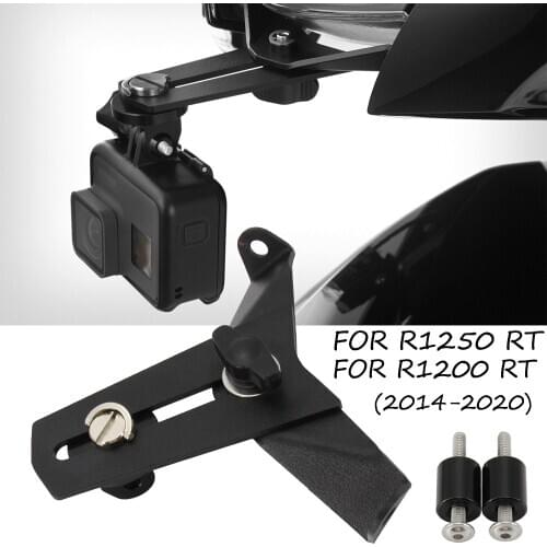 Motorcycle driving recorder camera CNC aluminum bracket for BMW R1200RT R1250RT LC 2014-2020 R 1200 RT R 1250 RT LC