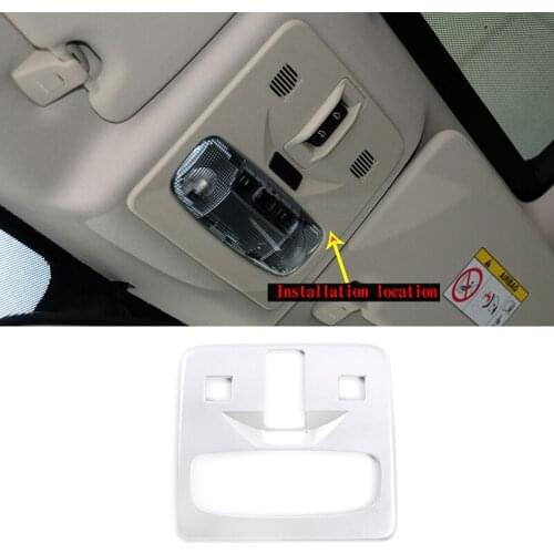 ABS Car Styling For Land Rover Freelander 2 2003-2015 Car Front Reading Light Frame Trim Sticker chrome Car Accessories 2 Style