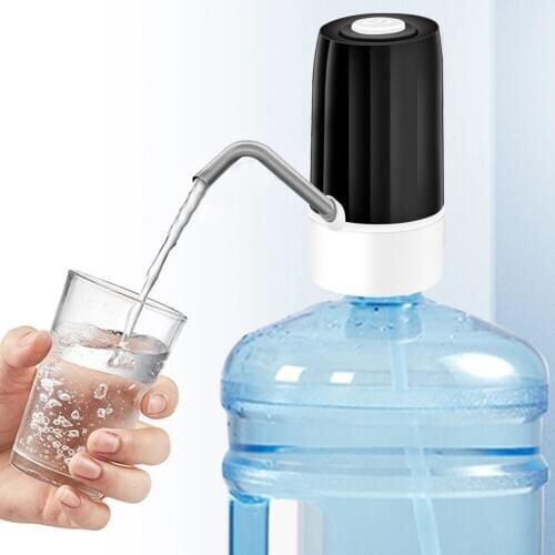 Househol Water Bottle Pump USB Charging Drinking Water Dispenser Mini Barreled Automatic Electric Water Pump Drink Dispenser