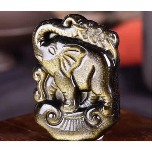 Natural gold meteorite such as imagery mascot men and women necklace pendant o30