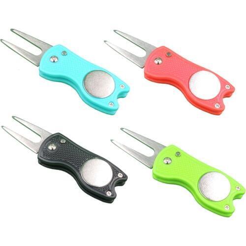 New Golf Green fork Golf Club Ball Putting Divot Fork Repair Tool Lawn Mark Golf Gift