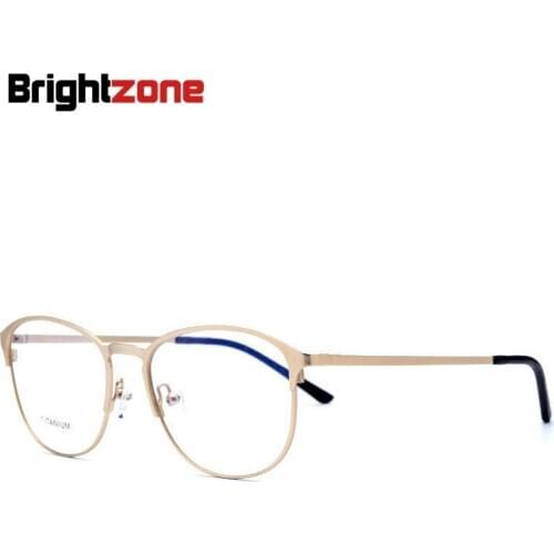 Brightzone New Pattern Exquisite Archives Spectacle Frame Men Exceed Light Ultrathin Titanium Alloy Coating Film Myopia Glasses