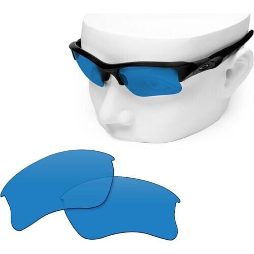OOWLIT Polarized Replacement Lenses of HD Pacafic for-Oakley Flak Jacket XLJ Sunglasses