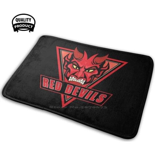 Red Devils - Sal Comfortable Door Mat Rug Carpet Cushion Logo City