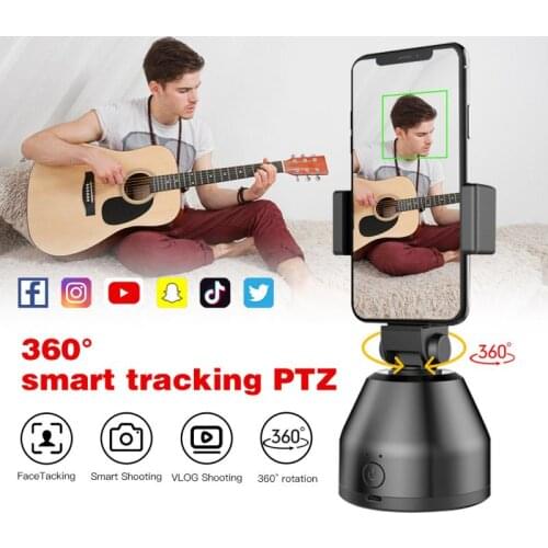 360 Rotation Smart Selfie Stick Smartphone Gimbal Stabilizer AI Gimbal Personal Robot Cameraman Face Tracking Mobile Phone Stand