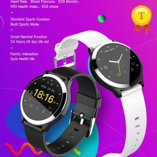 Smart watch ECG blood pressure monitor fitness tracker large color screen message reminder call reminder smartwatch wristwatch
