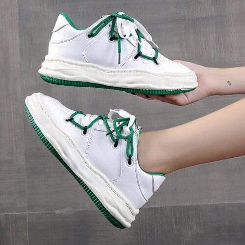Spring And Autumn New All-Match Platform Ladies Single Shoes Fashion Trend Color Matching Casual Sneakers