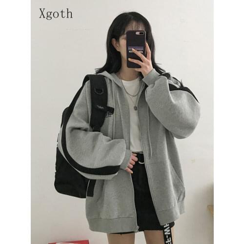 Женские куртки с капюшоном Xgoth China At AliExpress