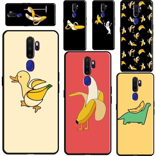 Memes Cartoon Funny Banana For OPPO A31 A53 2020 A5 A9 A1K A15 A3S A5S A52 A72 A92 A83 A91 A93 Reno2 Z F5 F7 Case