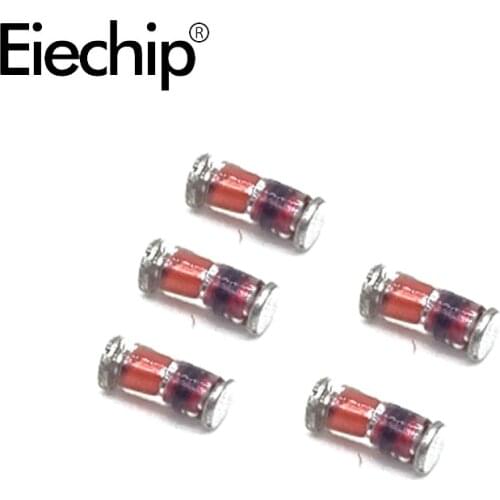 100pcs SMD switching diode LL4148 1N4148 LL34 1206 SOD-80 2.4V 3V 4.3V 4.7V 5.1V 6.8V 7.5V 8.2V 9.1V 10V 11V 12V 13V 15V 18V 20V