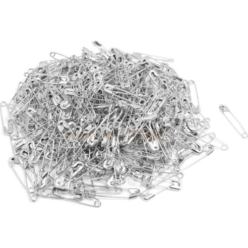 500Pcs Small Silver Metal Steel Safety Pins 3cm 30mm AA7684