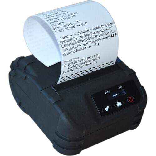 2100mAH Battery Mobile Bluetooth Mini Printer USB 80MM Thermal Printer HCC-L36