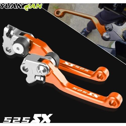 Motorcycle Aluminum Dirt Bike Pivot DirtBike Brake Clutch Levers Motocross For 525SX SXR 525 SX 252XSR 2003-2007 2004 2005 2006