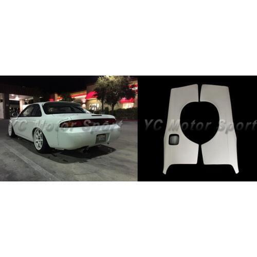 Car Accessories FRP Fiber Glass Rear Fender Fit For 1995-1998 S14 Zenki S14A Kouki +30mm Rear Over Fender Flares