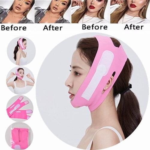 Double Chin Face Slim Bandage Lift Up Anti-Wrinkle Strap Band V Line Belt Women Slimming Facial Beauty Tool
