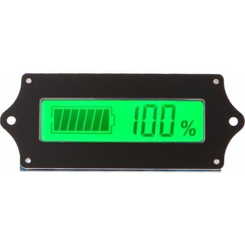 Battery Indicator 12/24/36/48/60/72V LED Lead Acid Storage Batteries Indicator Tester Gauge Monitor