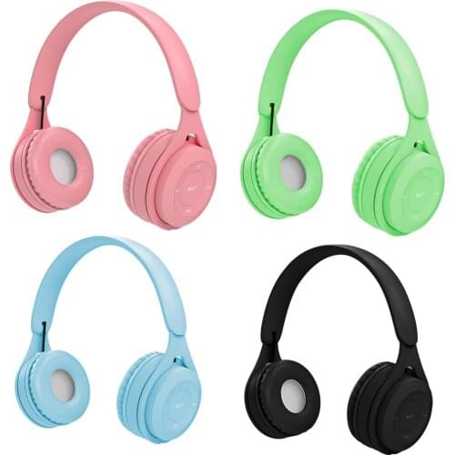 Wireless Game Headphones 5.0 Stereo Sports Headset AUX Audio Earphones Support TF With Control Button Mic For Iphone Xiaomi